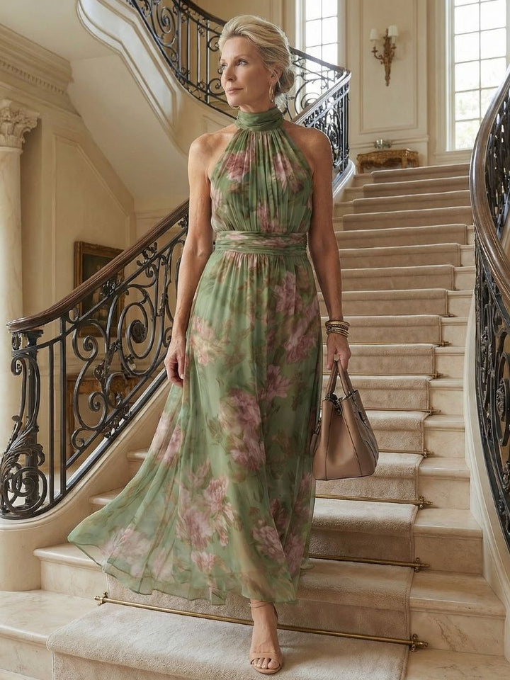 Celine | Elegant Floral Midi Dress – Perfect for Wedding Guests & Summer Events 5