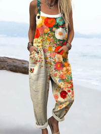 Olivia | Vibrant And Stylish Floral Wide-Leg Jumpsuit