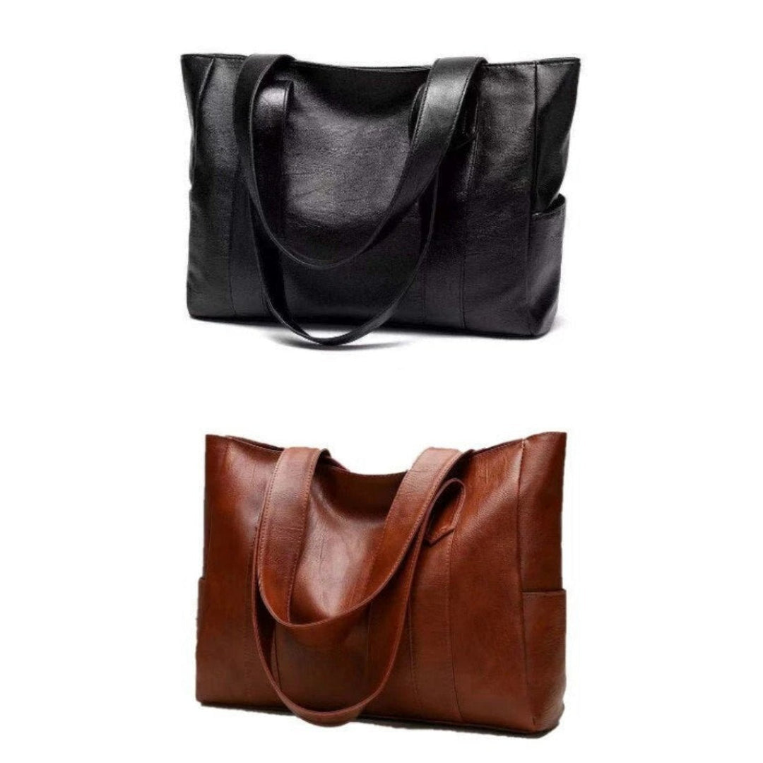 Charlotte | Women's Large-Capacity Vintage Leather Shoulder Tote Bag 1