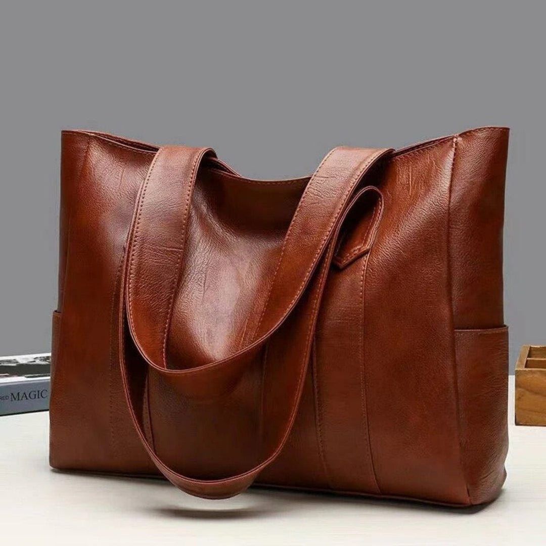 Charlotte | Women's Large-Capacity Vintage Leather Shoulder Tote Bag 4