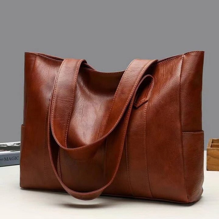 Charlotte | Women's Large-Capacity Vintage Leather Shoulder Tote Bag 4