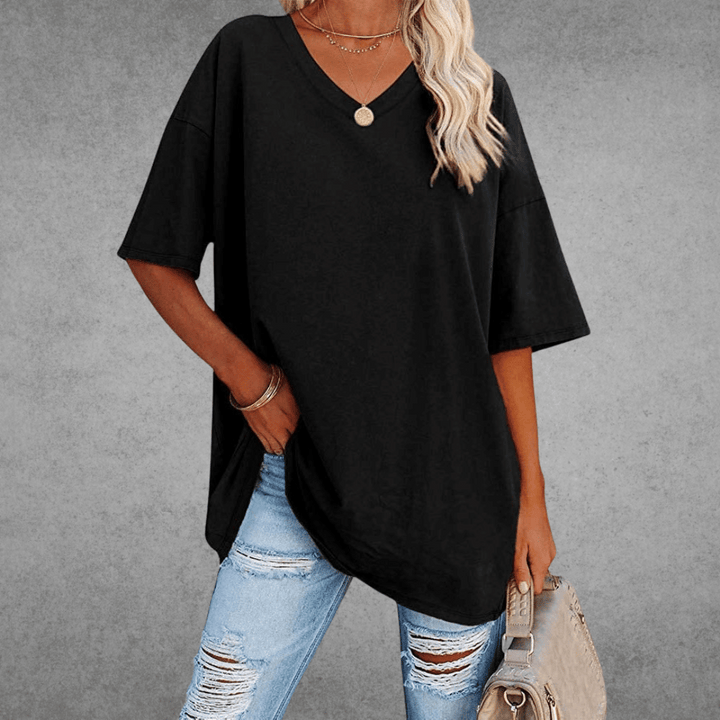 Cherie | Casual & Stylish V-Neck T Shirt 0
