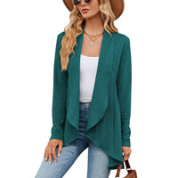 Franziska | Elegante cardigan lungo aperto sul davanti per stratificare con facilità