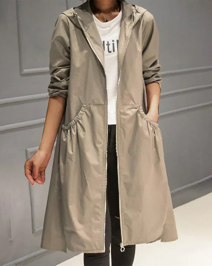 Christina | Elegant and versatile long women's jacket 0