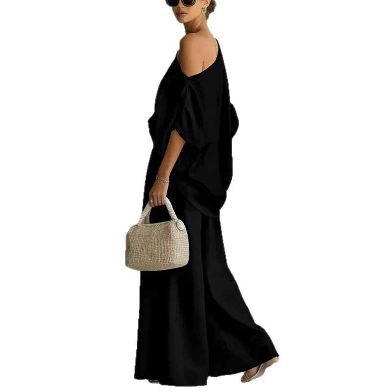 Clara | Elegant Off-the-Shoulder Women's Set – Comfortable Two Piece Loungewear 5