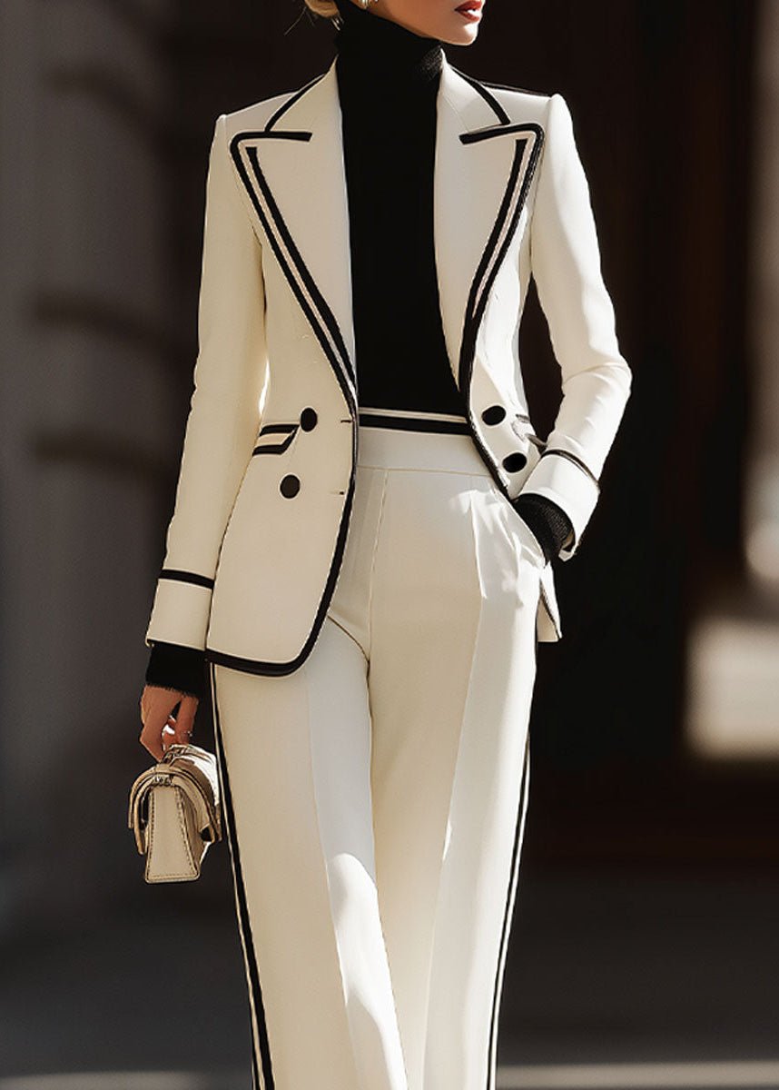 Cleo | Elegant Women's Suit – Structured Double Breasted Pant Suit Set 2