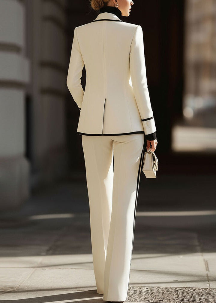 Cleo | Elegant Women's Suit – Structured Double Breasted Pant Suit Set 4