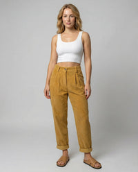Maeve | Premium elastische Cordhosen mit Kordelzug am Bund