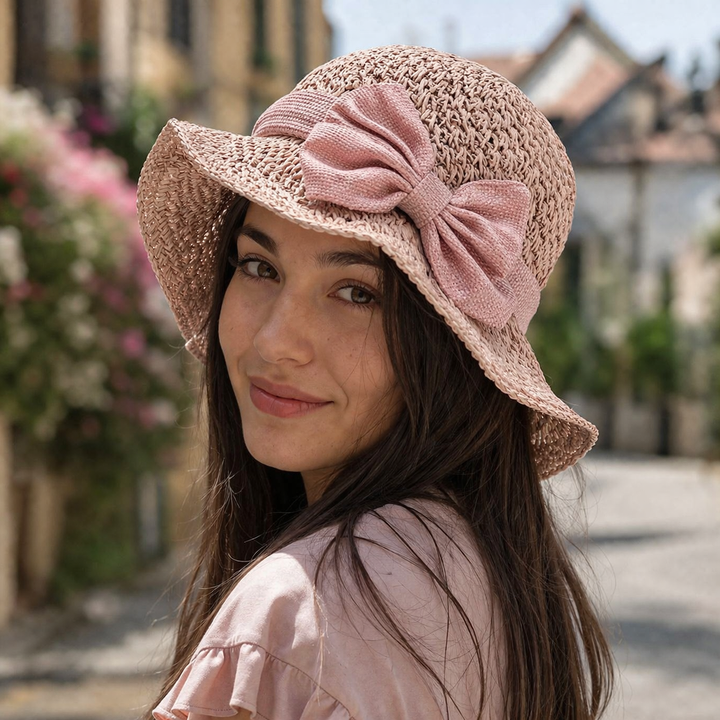 Cora | Elegant, Lightweight & Adjustable Wide Brim Sun Hat for Women 0