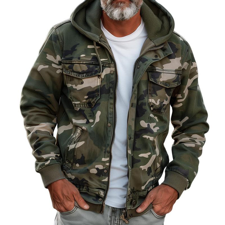 Daan | Camouflage Cargo Jacket Mens Functional Urban Style 1