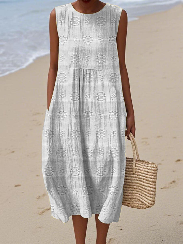 Dahlia | Elegant Lightweight Midi Dress with Pockets – Summer Dresses for Women 3