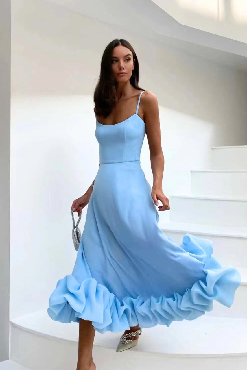 Dahlia | Evening Dress Flowing Elegant Formal Wedding Guest Style 1