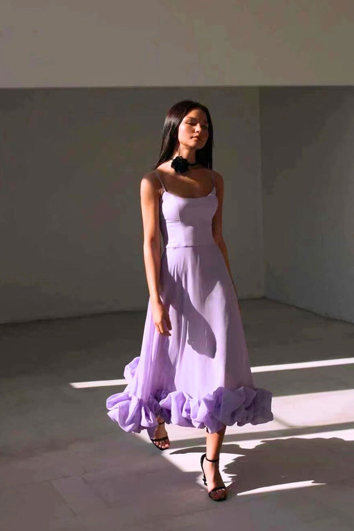 Dahlia | Evening Dress Flowing Elegant Formal Wedding Guest Style 7
