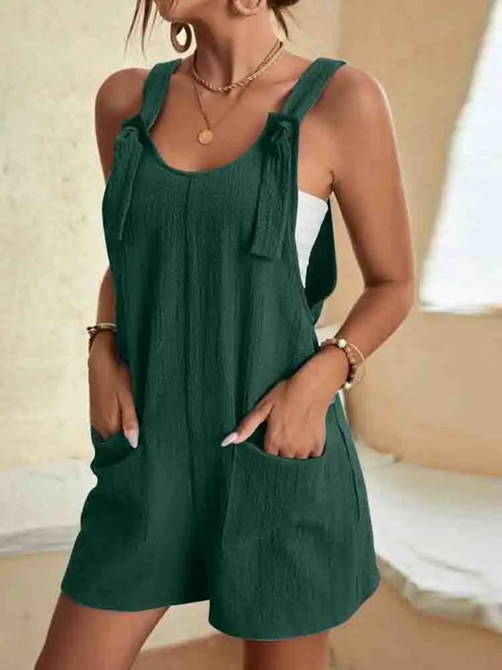 Daisy | Relaxed Fit White Romper – Stylish & Lightweight Women’s Casual Jumpsuit 4