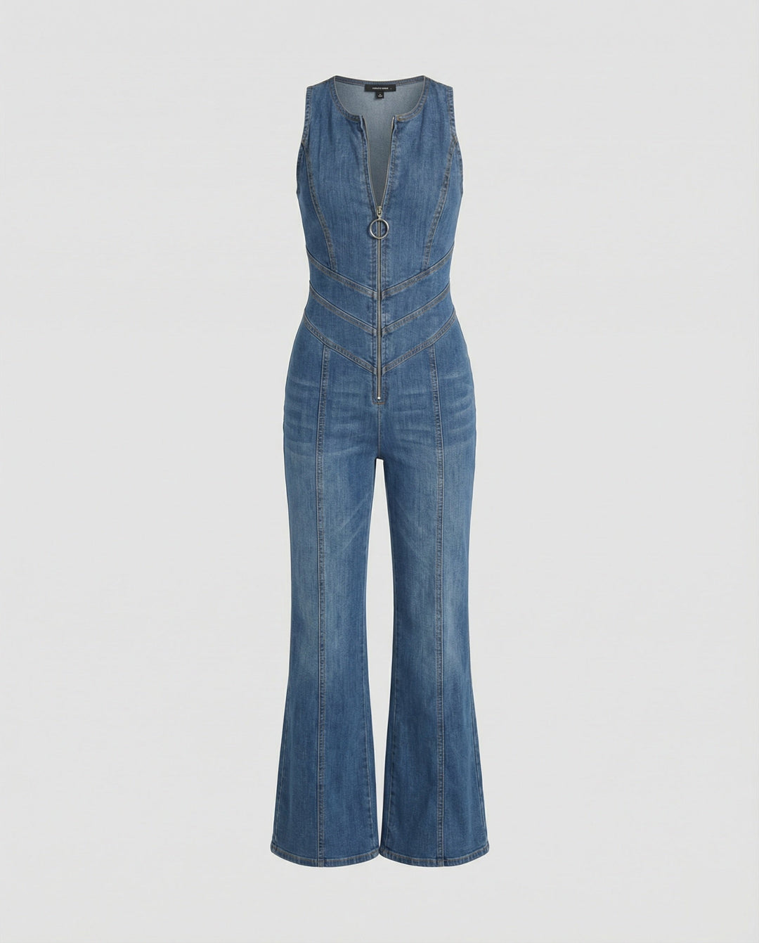 Dalia | Elegant, Vintage-Inspired Women's Denim Jumpsuit - Fitted &amp; Comfortable 1