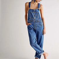 Evie | Salopette in denim elasticizzato comoda