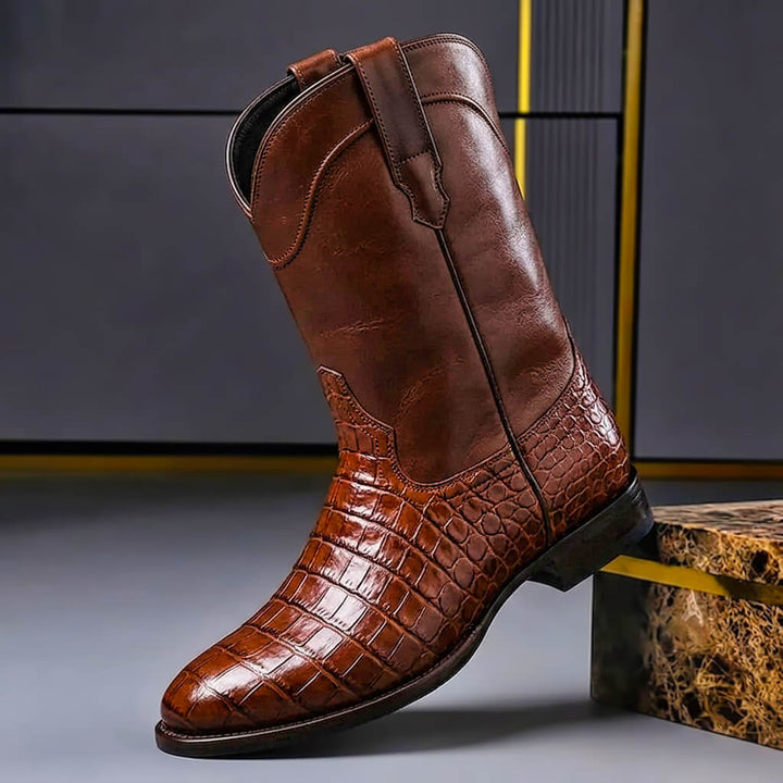 Darrell Vintage Leather Boots 0