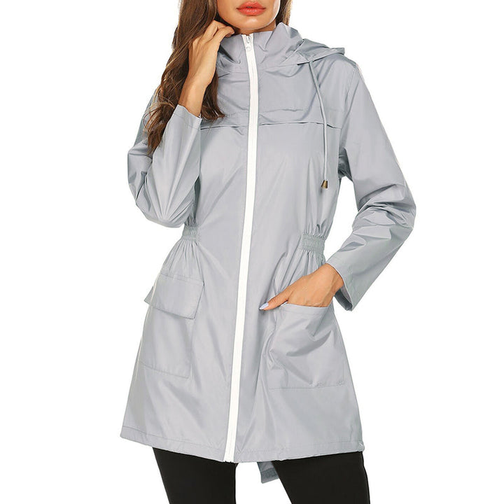 Drune | Rain Jacket Women Lightweight Water-Repellent Fitted Casual 2