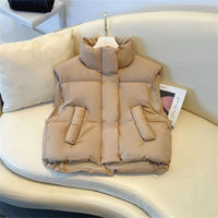 Poppy | Stylish And Windproof Short Winter Vest