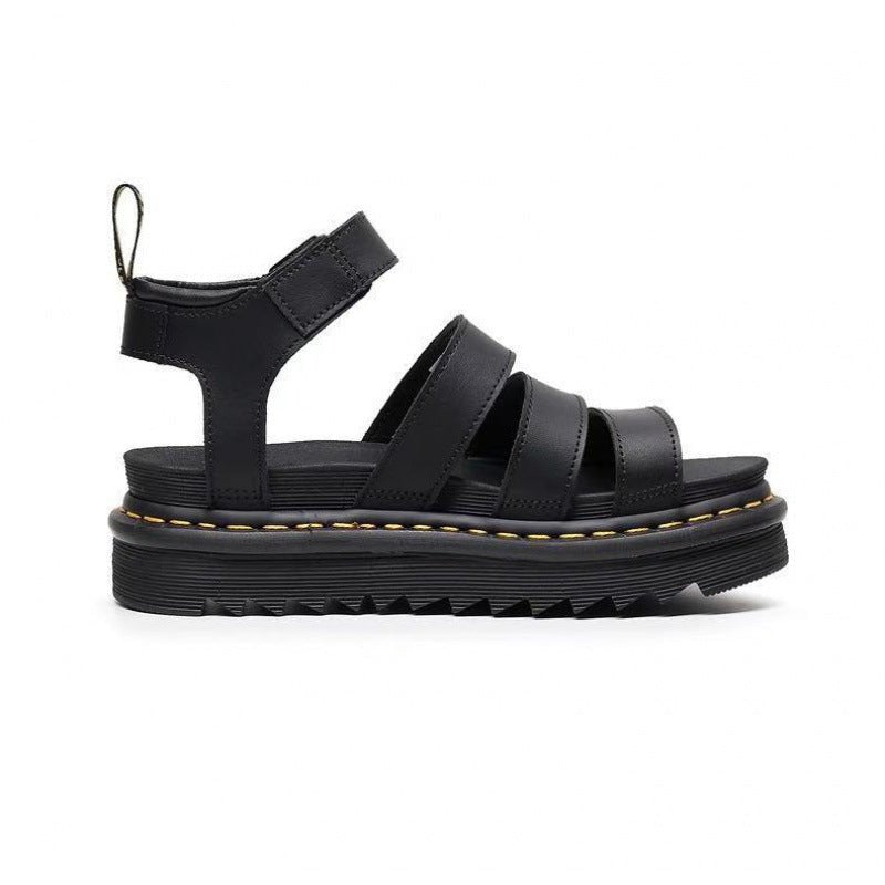 Eleanor | Women's Platform Strappy Comfortable Sandals Buckle Chunky Sole 4