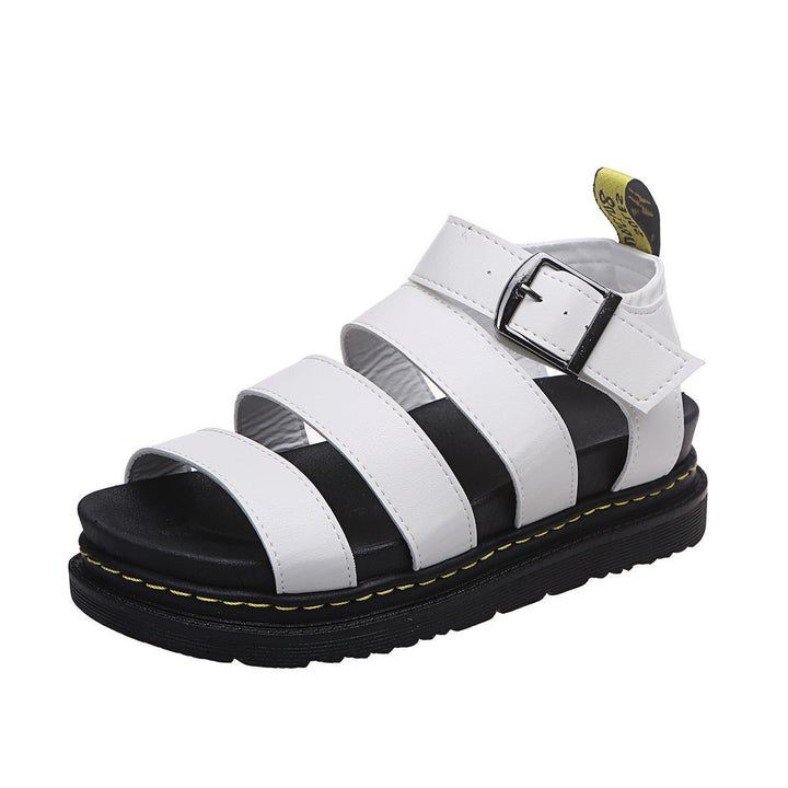 Eleanor | Women's Platform Strappy Comfortable Sandals Buckle Chunky Sole 6