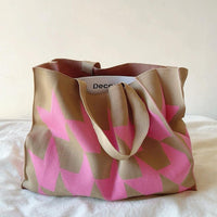 Pauline | Oversized Graphic Canvas Tote Bag