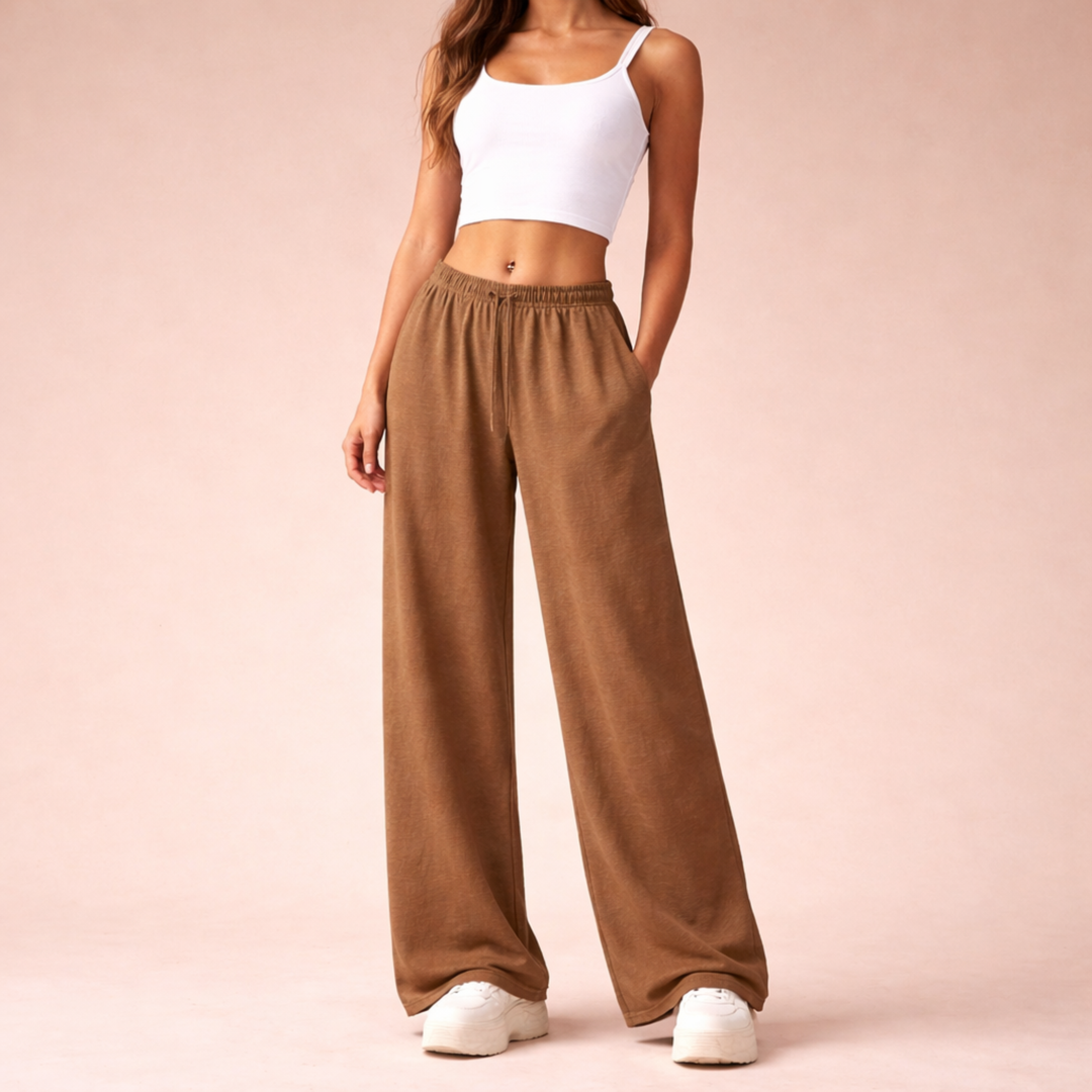 Elina | Joggers for Women Wide Leg Comfortable Casual Style 7