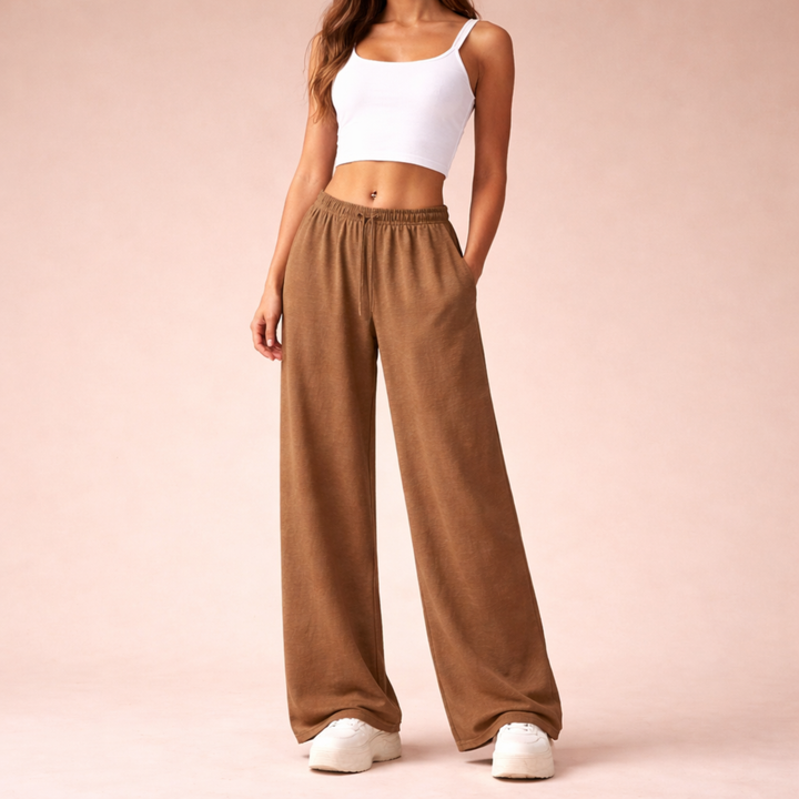Elina | Joggers for Women Wide Leg Comfortable Casual Style 7