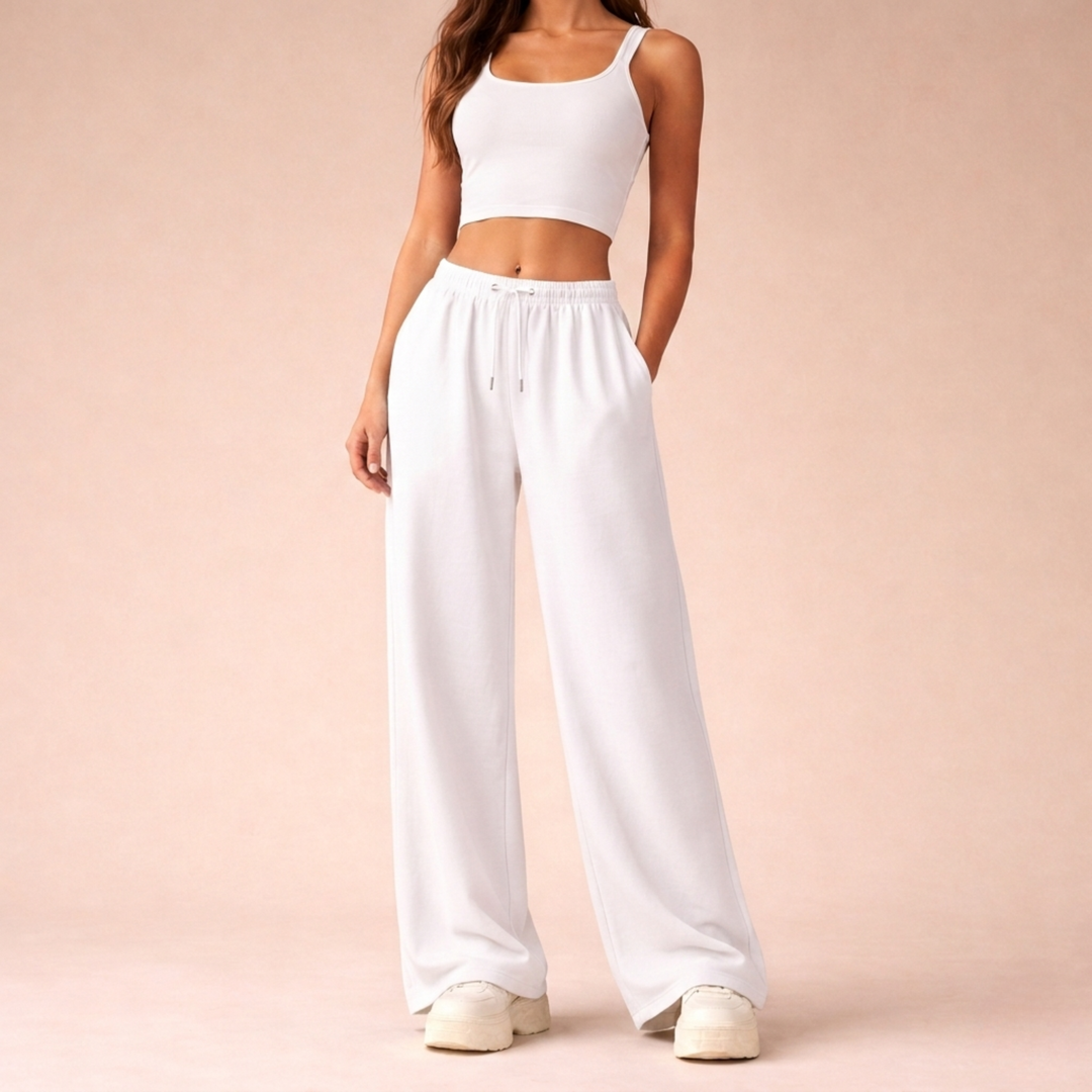 Elina | Joggers for Women Wide Leg Comfortable Casual Style 8