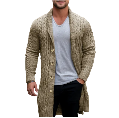 Elio | Elegant and comfortable long men's cardigan 1