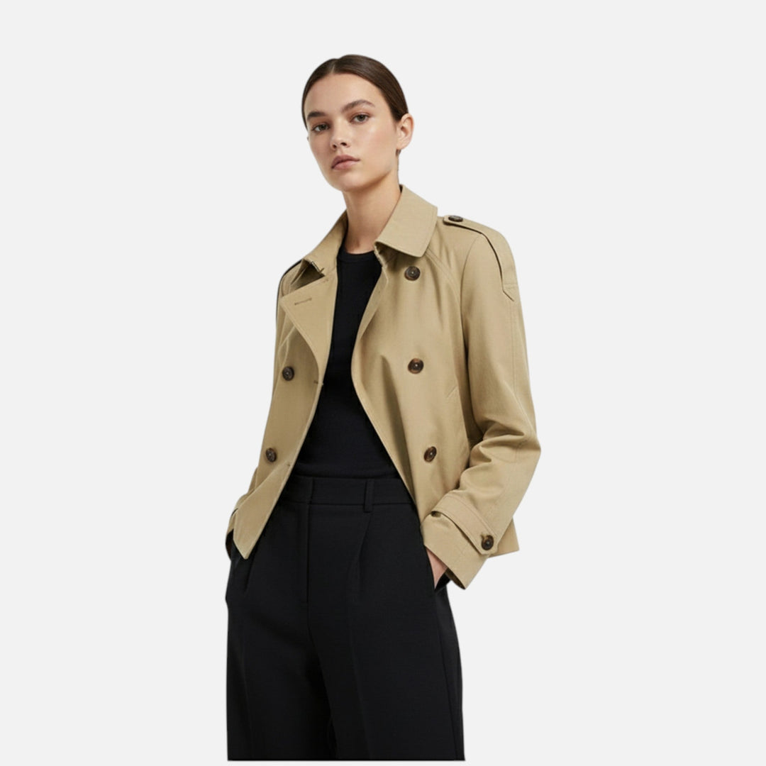 Elira | Chic Women’s Short Trench Coat 1