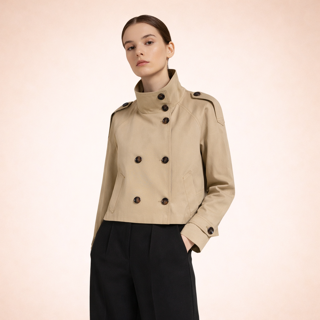 Elira | Chic Women’s Short Trench Coat 6