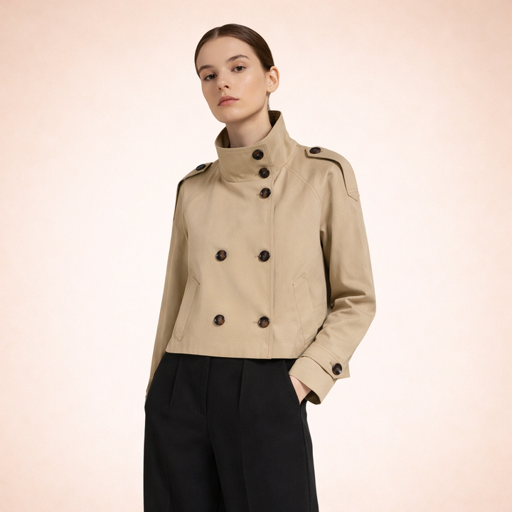 Elira | Chic Women’s Short Trench Coat 6