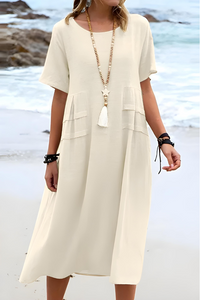 Sienna | Abito midi comodo con tasche