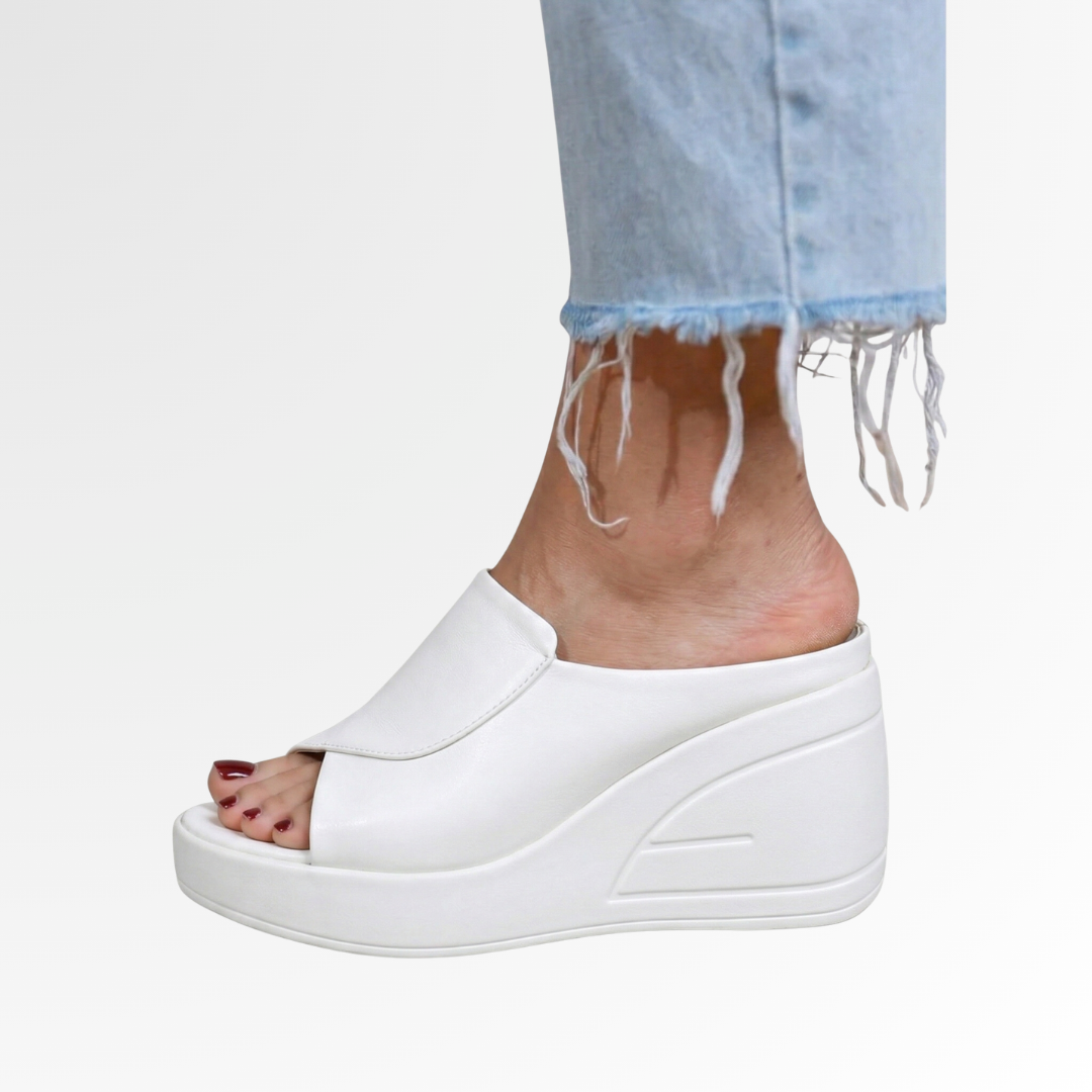 Eliza | Comfortable Black Wedge Sandals for Women – Stylish Wedges with Arch Support 2