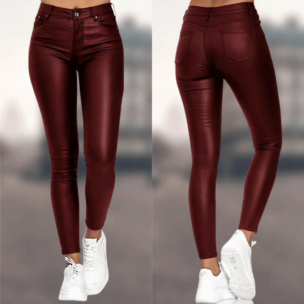 Elysia | Comfortable Slim Fit Black Pants for Women’s Trousers 2