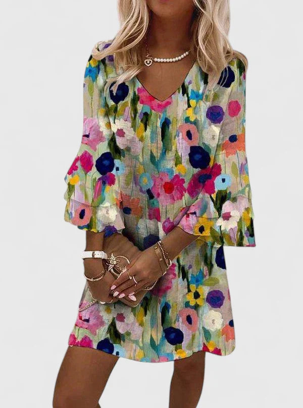Elysia | Elegant Floral Mini Dress for Women – Perfect Wedding Guest & Summer Dresses 0