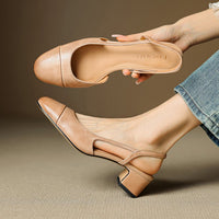 Sophia | Eleganti décolleté slingback in vera pelle