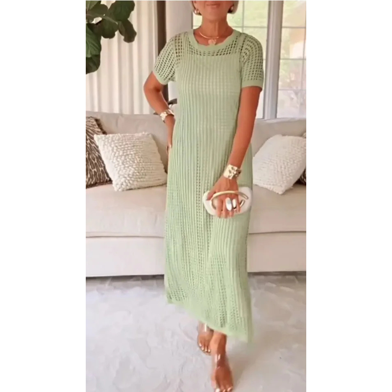 Elysia | Elegant, Breathable & Stylish Women's Maxi Dress – Cut Out Mesh Design for Summer Events 2