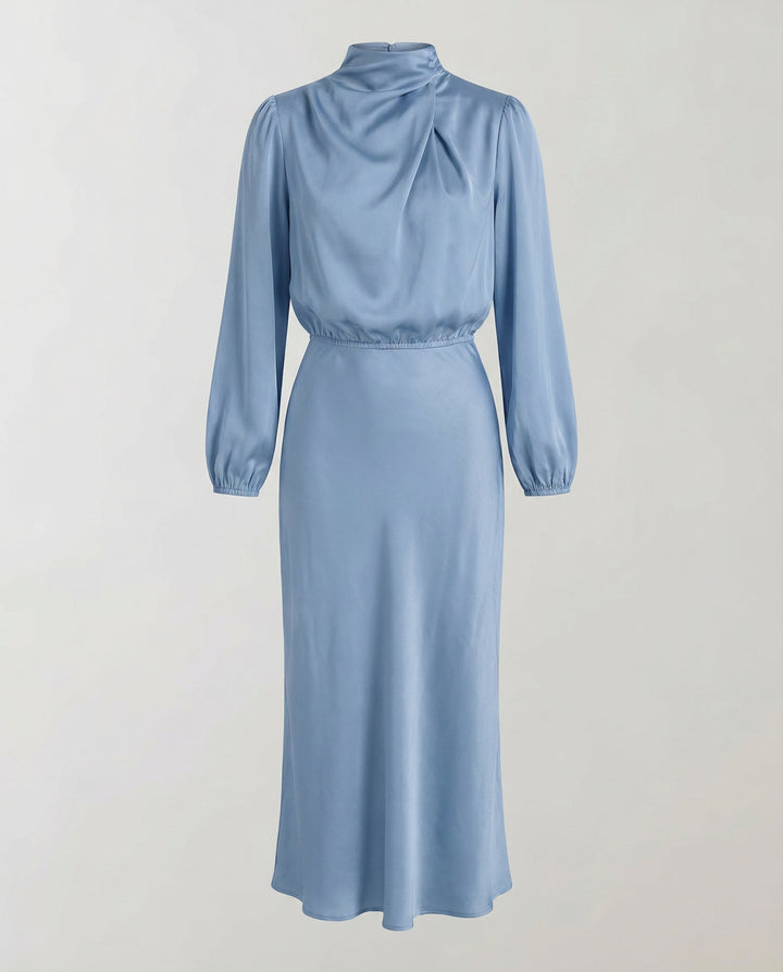 Elysia | Elegant, Flowing &amp; Stylish Women’s Satin Dress 5