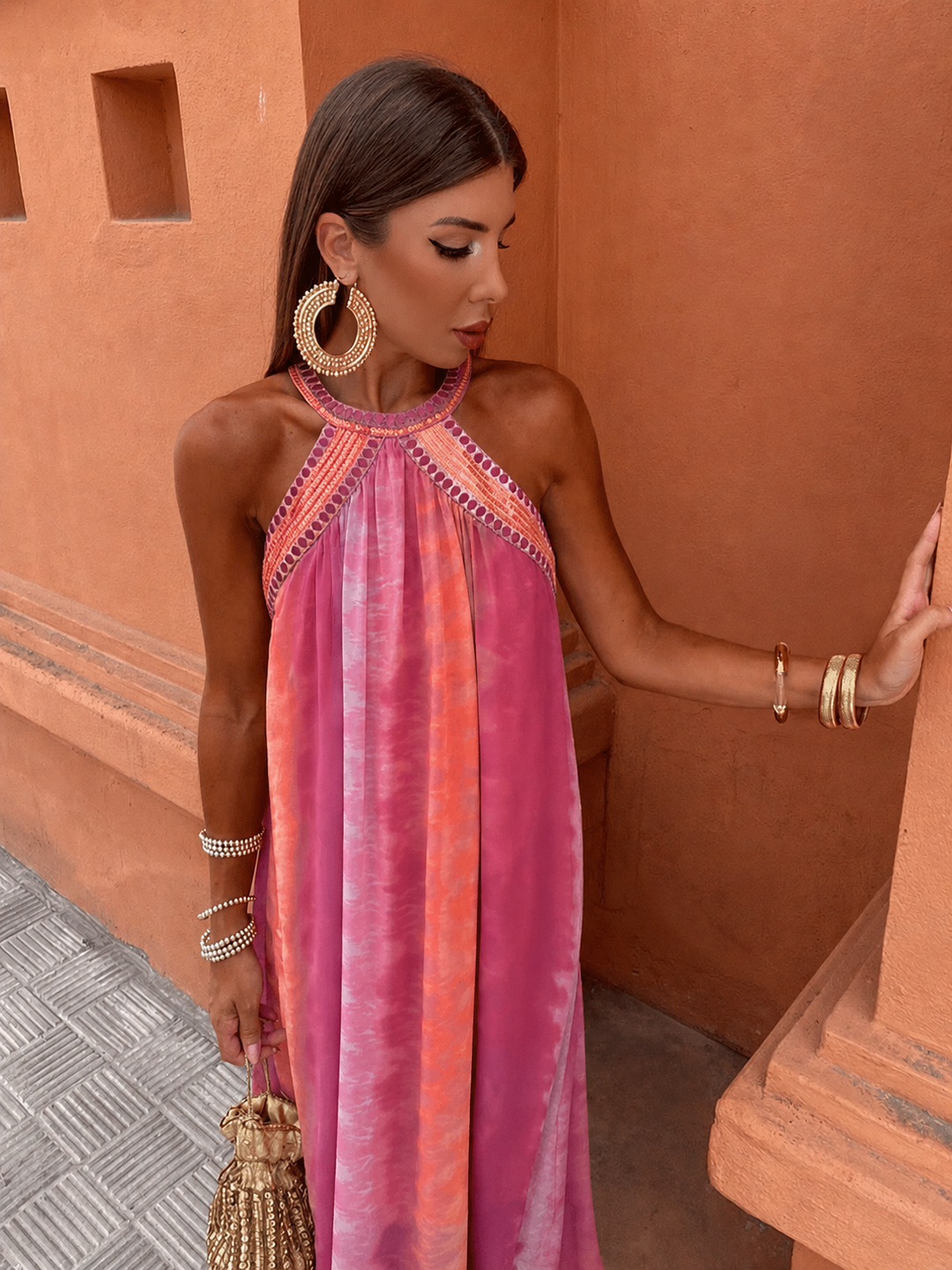 Elysia | Wedding Guest Dresses Ombre Elegant Summer Fit 0