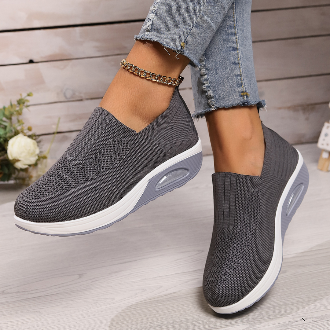 Elysia | Women's Slip-On Sneakers – Comfortable, Stylish &amp; White 8