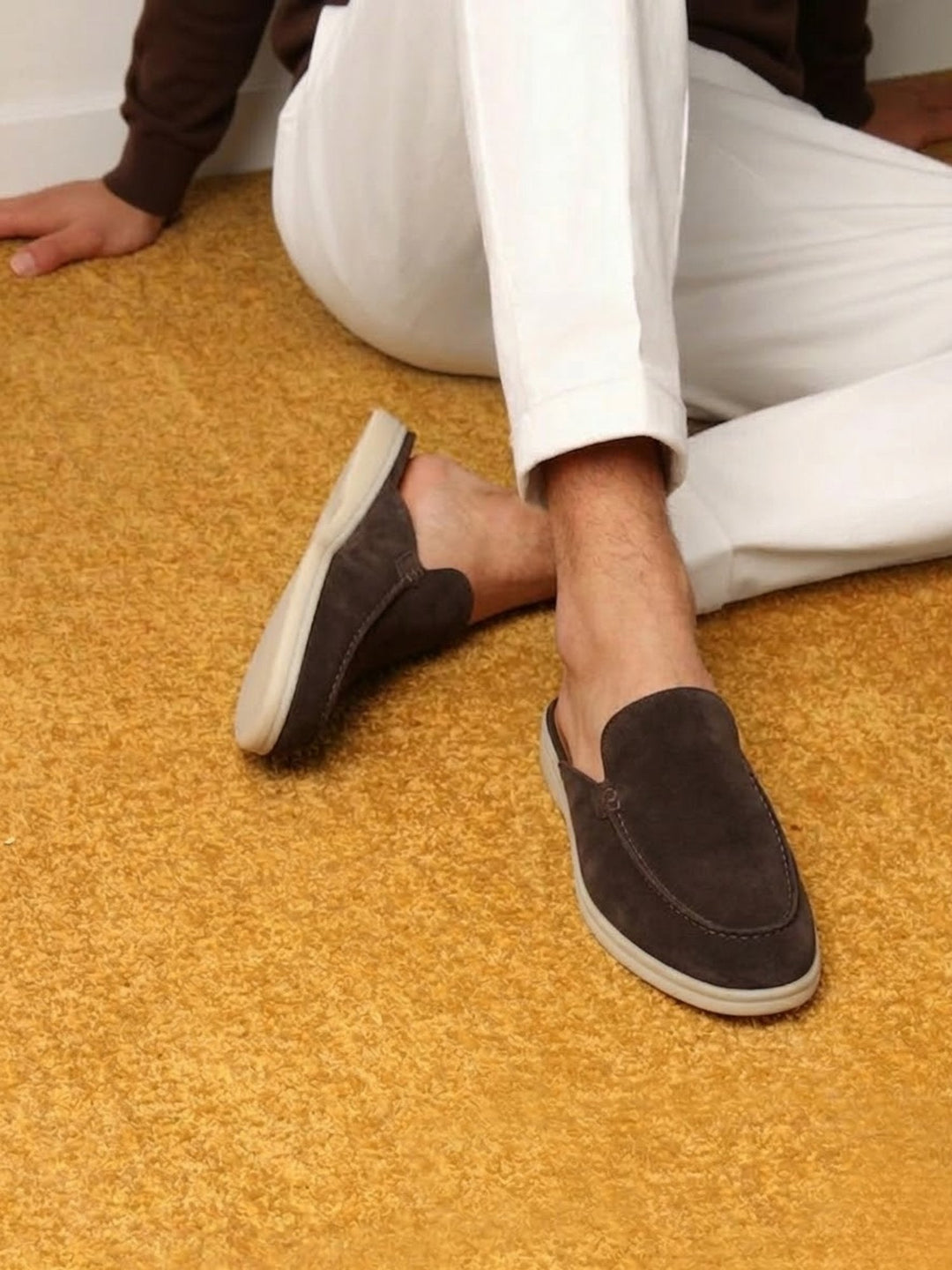 Elysian | Comfortable Men's Leather Mules – Stylish Slip-On Design for Versatile Wear 12