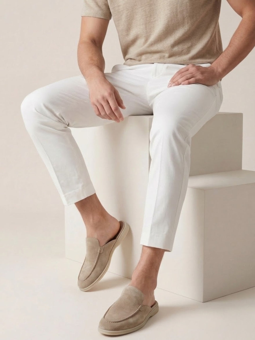 Elysian | Comfortable Men's Leather Mules – Stylish Slip-On Design for Versatile Wear 2