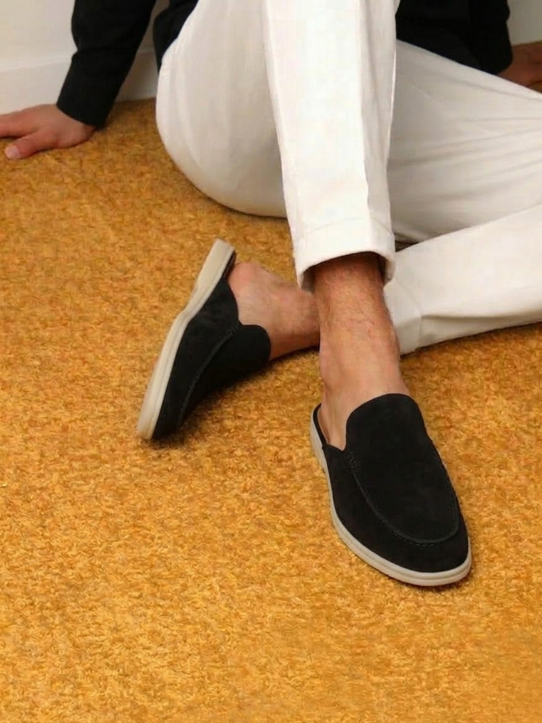 Elysian | Comfortable Men's Leather Mules – Stylish Slip-On Design for Versatile Wear 6