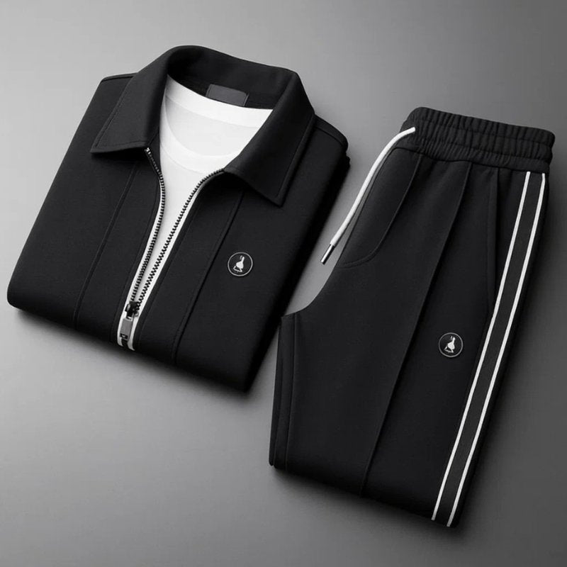 Elysian | Ultra-Soft Athletic Tracksuit Set for Men – Zip-Up Jacket & Joggers 1