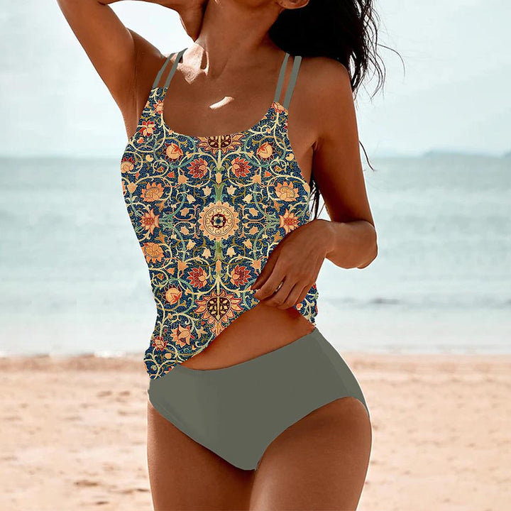 Emilia | Boho-print tankini set for women 4