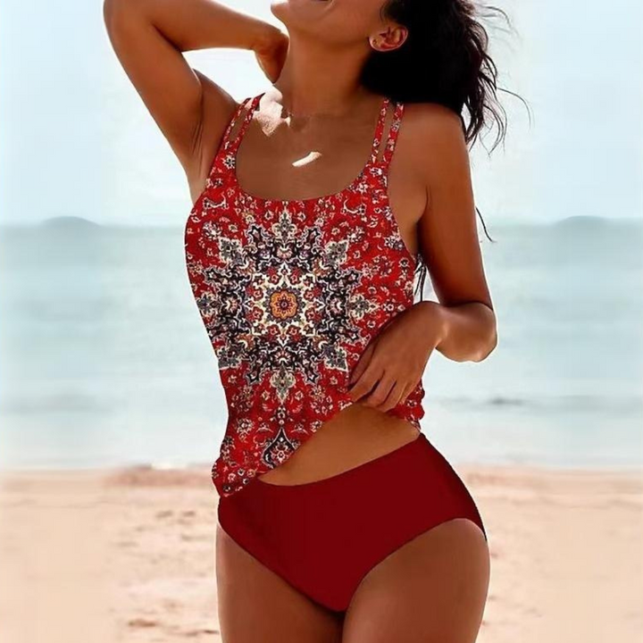 Emilia | Boho-print tankini set for women 5