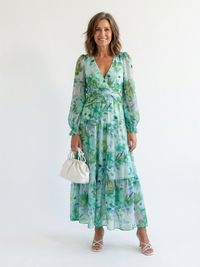 Emily | Abito lungo floreale elegante per uno stile estivo raffinato