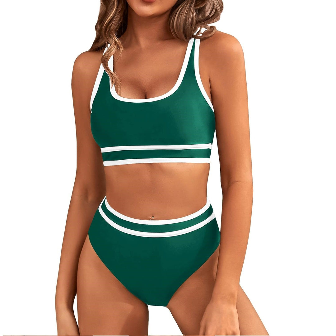 Emilia | Sporty women's bikini set with high-waisted comfort 6